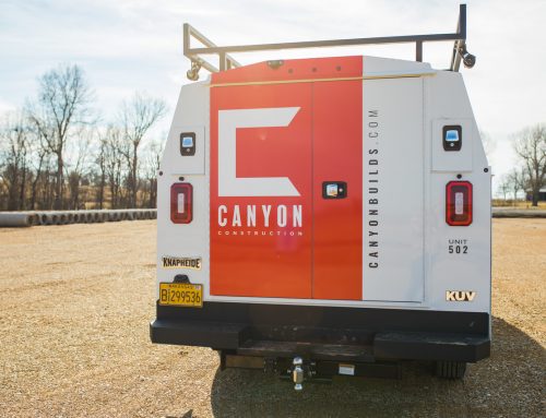Canyon Construction Truck Wrap