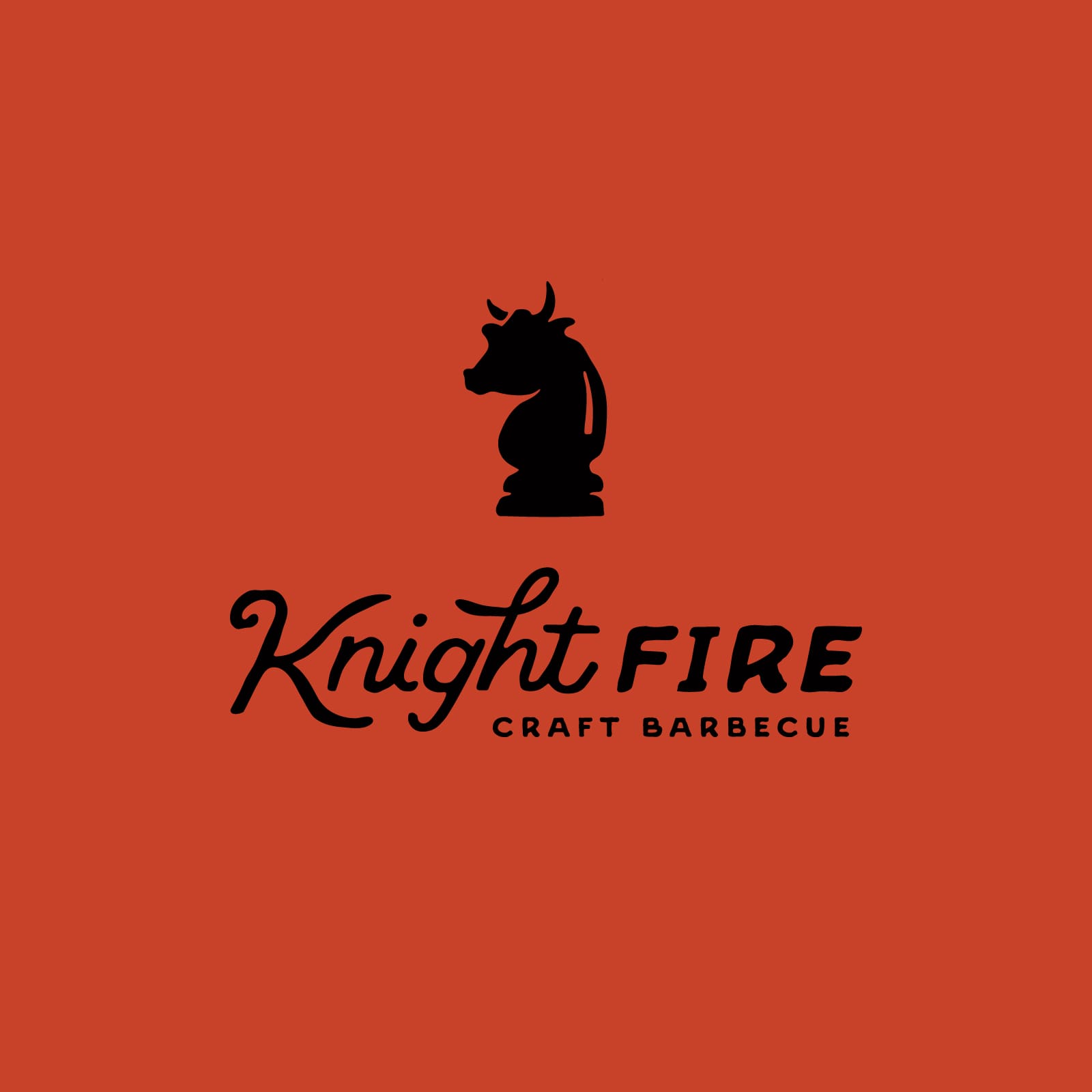 KnightFire Barbeque logo