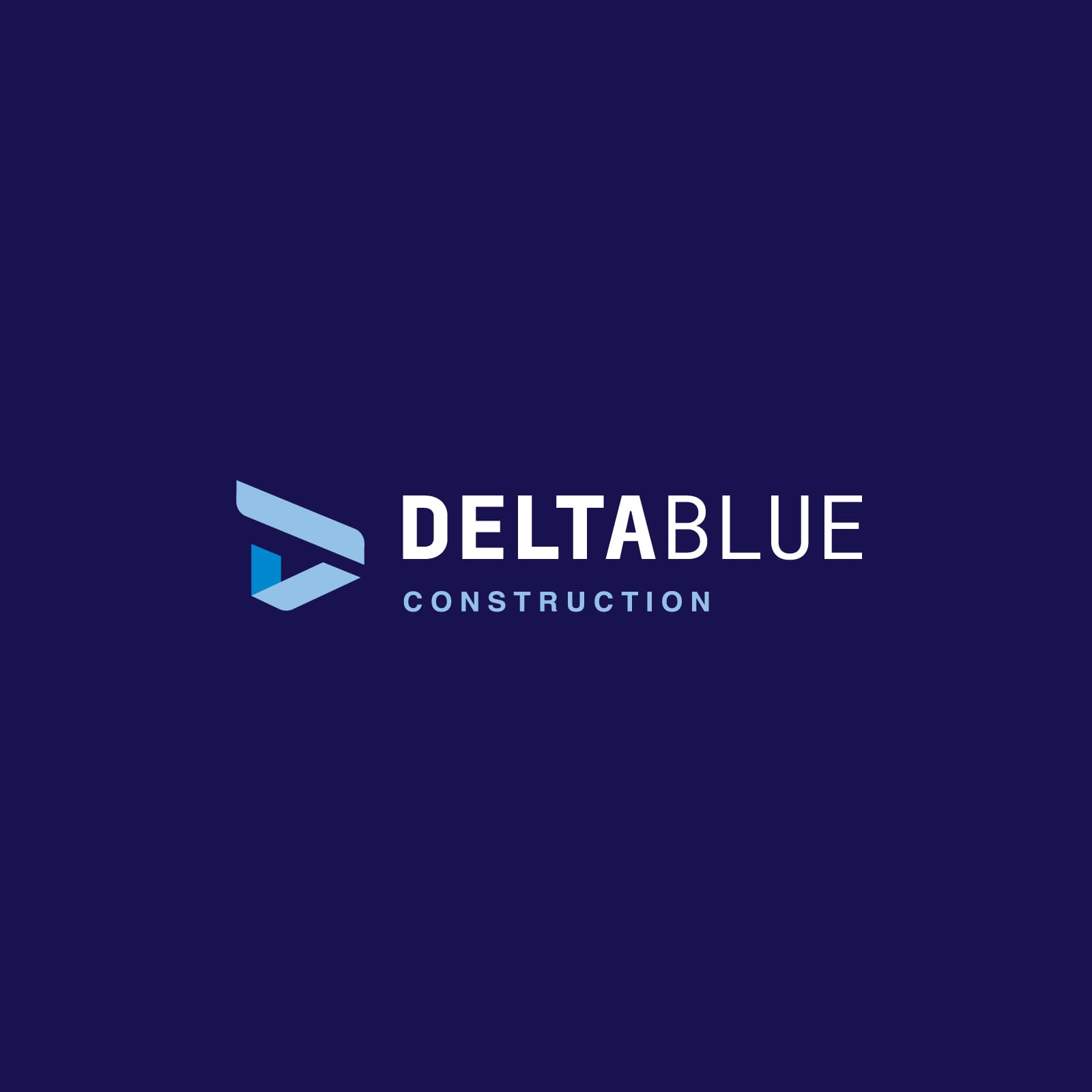 DeltaBlue Construction logo